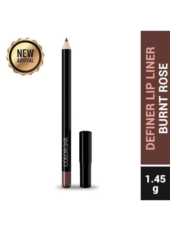 Colorbar matte Definer Lip Liner (BURNT ROSE 019) - Image 2